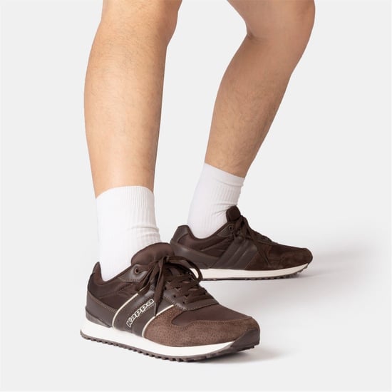 Men's Kappa Br Trainer in Dark Brown - Image 6
