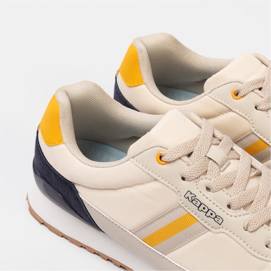 Men's Kappa Dr Trainers in Beige/Navy - Image 4