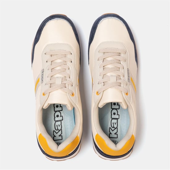Men's Kappa Dr Trainers in Beige/Navy - Image 5