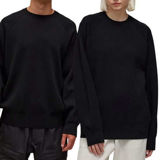 Men's Y-3 Knit Crewneck Sweater in Black - Image 6