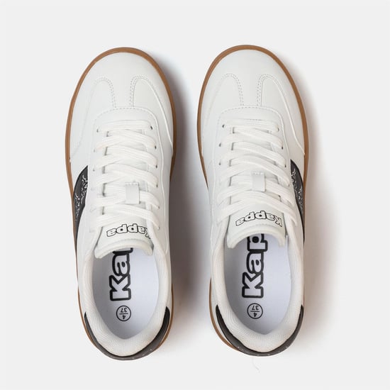 Women's Kappa Scafa Platform Ladies Trainers in White - Image 5
