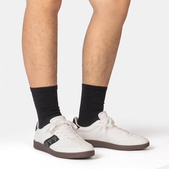 Men's Kappa Scafa Trainers in White - Image 6