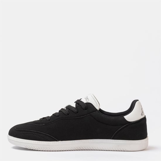 Men's Kappa Ginosa Men Trainers in Black/White - Image 2