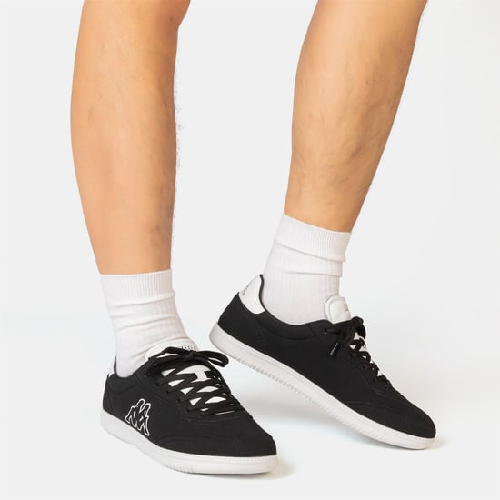 Men's Kappa Ginosa Men Trainers in Black/White - Image 3