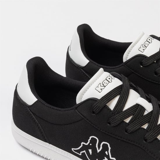 Men's Kappa Ginosa Men Trainers in Black/White - Image 4