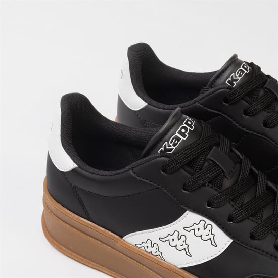 Women's Kappa Scafa Platform Ladies Trainers in Black - Image 4