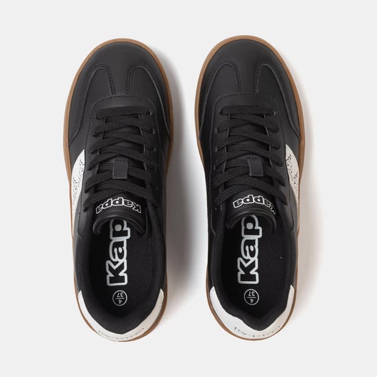 Women's Kappa Scafa Platform Ladies Trainers in Black - Image 5