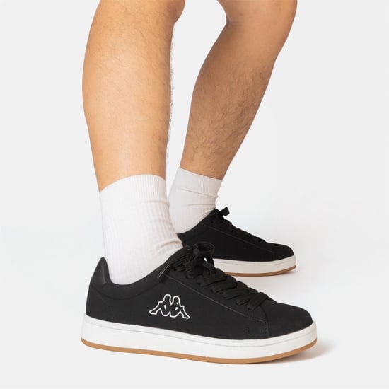Men's Kappa Caccamo Men Trainers in Black/White - Image 3
