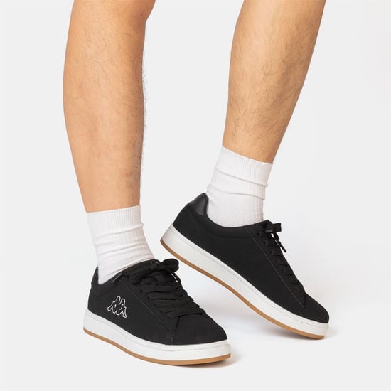 Men's Kappa Caccamo Men Trainers in Black/White - Image 6