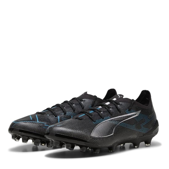 Men's Puma Ultra 5 Ultimate Ag Firm Ground Football Boots in Puma Black-Pu - Image 1