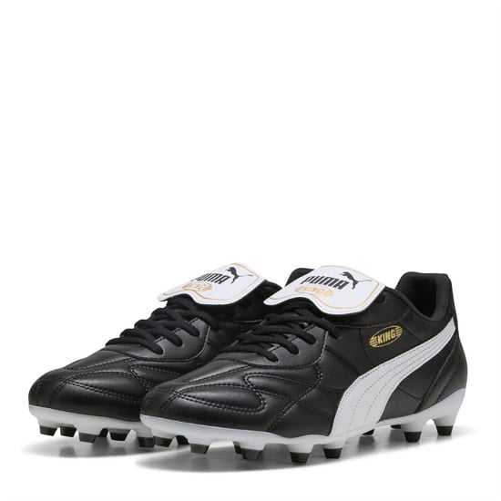 Men's Puma King Top FG AG Firm Ground Football Boots in Puma Black-Pu - Image 1