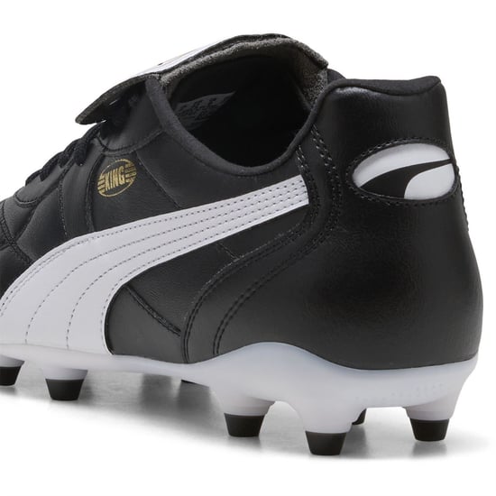 Men's Puma King Top FG AG Firm Ground Football Boots in Puma Black-Pu - Image 5