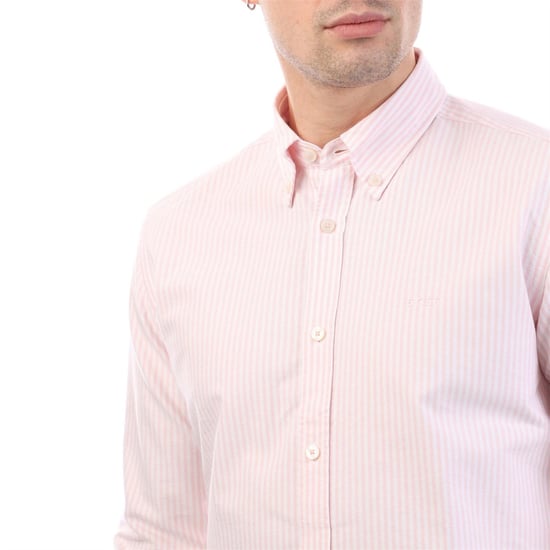 Men's Boss Roan BD E C1 243 Slim Fit Shirt in Pink - Image 2
