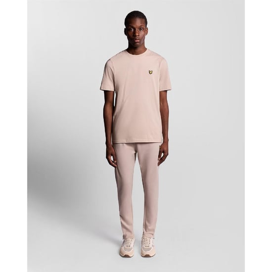 Men's Lyle And Scott Lightweight Joggers in Beige - Image 1