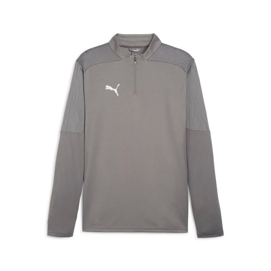 Men's Puma Training quarter Zip Top in Grey - Image 1