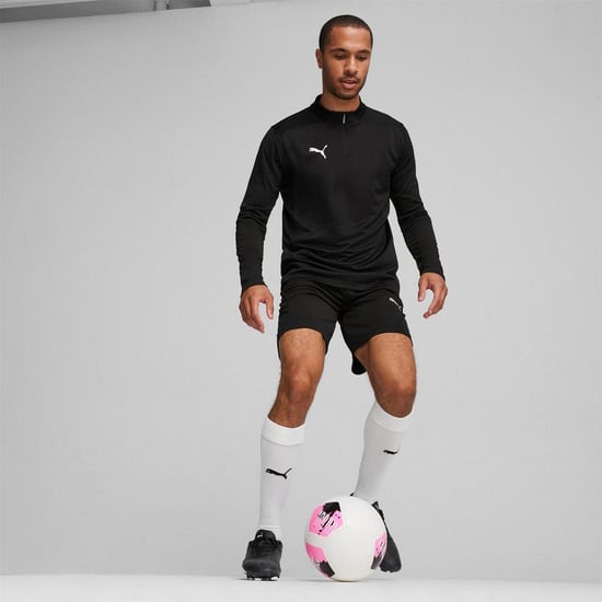 Men's Puma Training quarter Zip Top in Black - Image 4