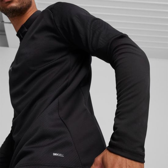 Men's Puma Training quarter Zip Top in Black - Image 5