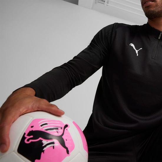 Men's Puma Training quarter Zip Top in Black - Image 6
