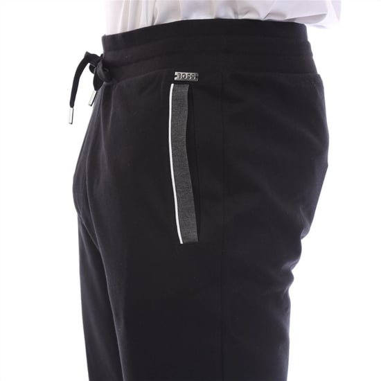 Men's Boss Tracksuit Pants in Black - Image 3