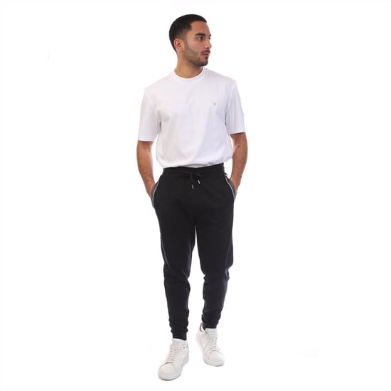 Men's Boss Tracksuit Pants in Black - Image 4