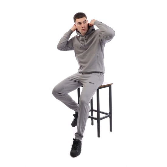 Men's Weekend Offender Eclipse Tracksuit in Grey - Image 5