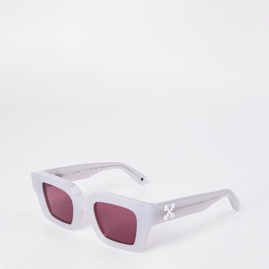 Accessories Off White Virgil Sung Sunglasses in Grey/Burgundy - Image 1