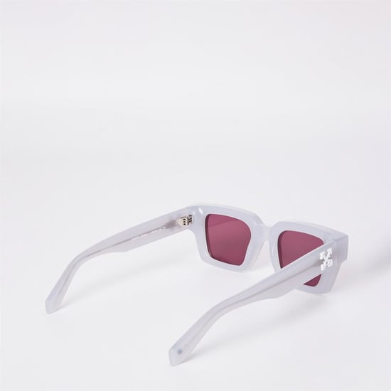 Accessories Off White Virgil Sung Sunglasses in Grey/Burgundy - Image 2