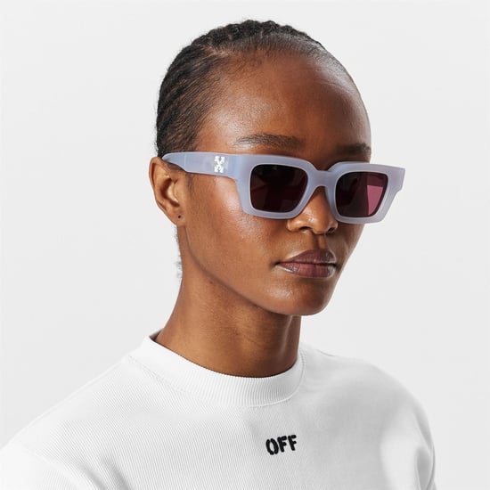 Accessories Off White Virgil Sung Sunglasses in Grey/Burgundy - Image 3