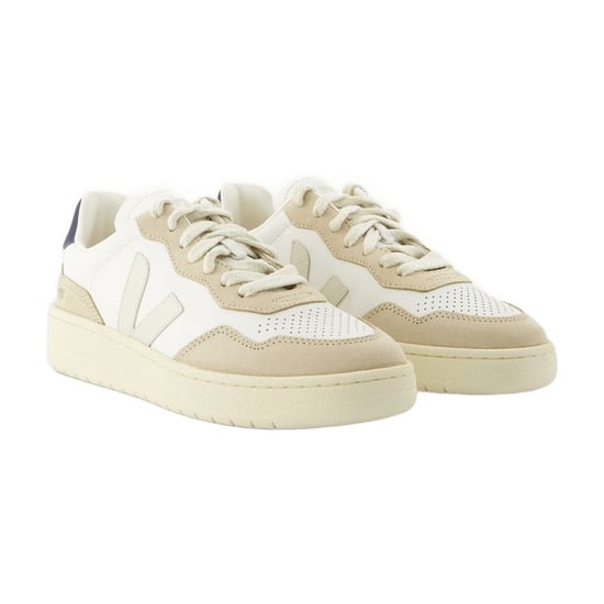 V-90 Sneakers - Veja - Leather - White Pierre - Image 3