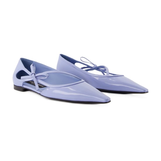 Ballerinas - Dolce&Gabbana - Leather - Blue - Image 3
