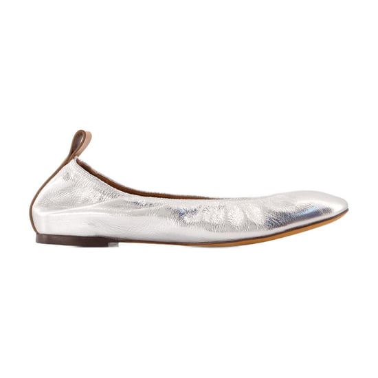 Lanvin Ballerina's - - Leer - Zilver - Image 1