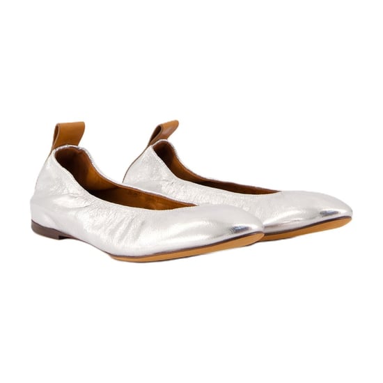 Lanvin Ballerina's - - Leer - Zilver - Image 2