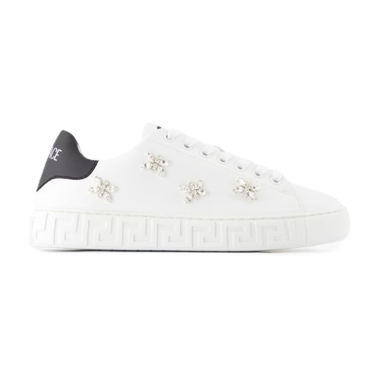 La Greca Sneakers - Versace - Canvas - White - Image 1
