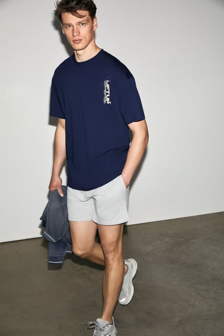 Oversized Crew Neck Logo T-Shirt - Image 3