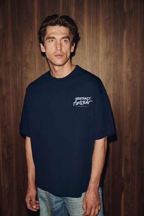 Oversized Crew Neck Printed T-Shirt - Image 2