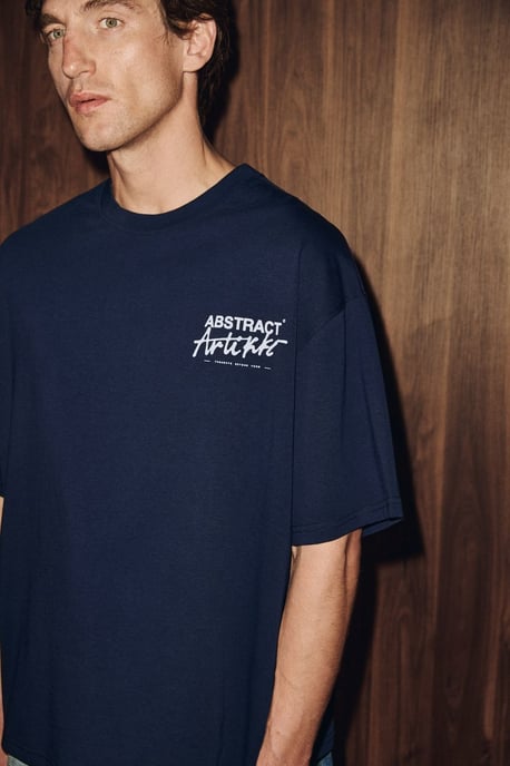Oversized Crew Neck Printed T-Shirt - Image 3