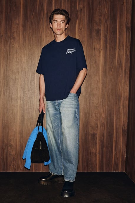 Oversized Crew Neck Printed T-Shirt - Image 5