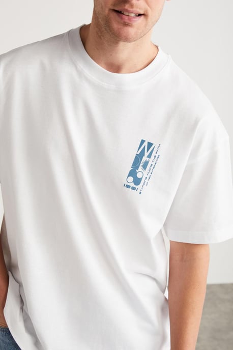 Oversized Crew Neck Logo T-Shirt - Image 3