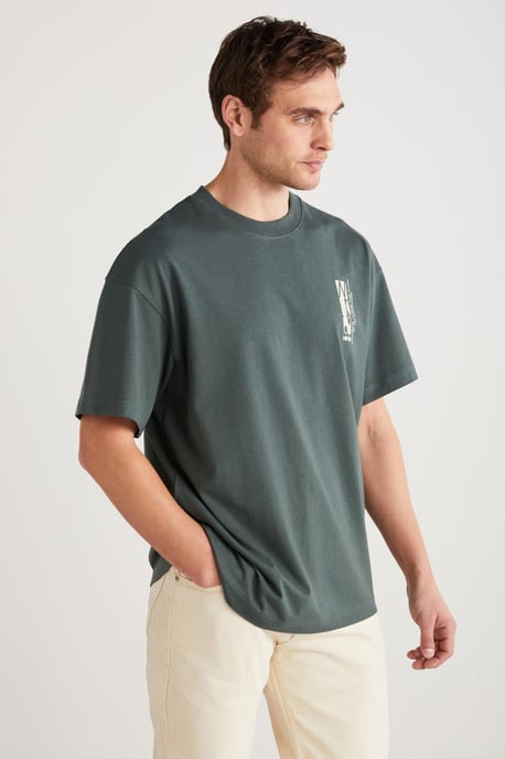 Oversized Crew Neck Logo T-Shirt - Image 2