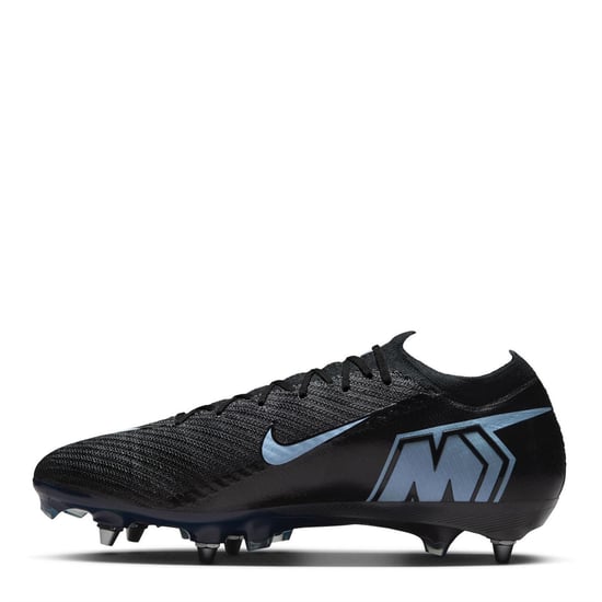Men's Nike Vapor 16 Elite Adults Soft Ground Football Boots in Black/Blue - Image 2