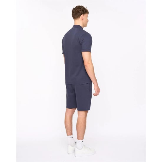 Men's Duck and Cover Sherborn Polo Shirt in DENIM BLUE - Image 4