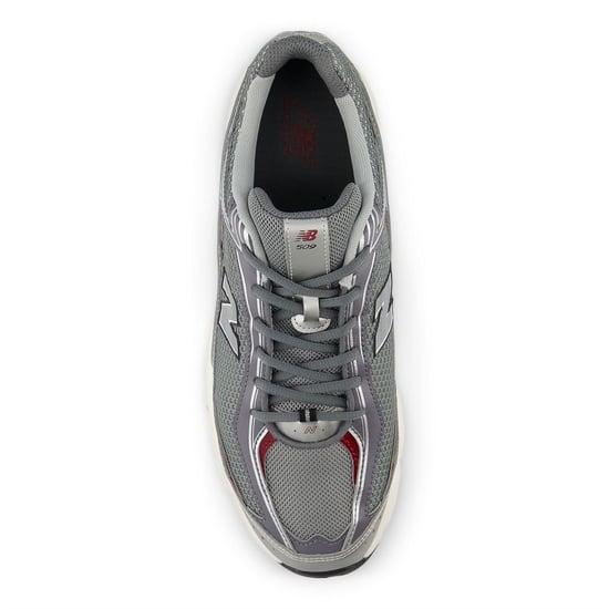 Men's New Balance 509 V1 Textured Lace-Up Trainers in SILVER METALLIC - Image 3