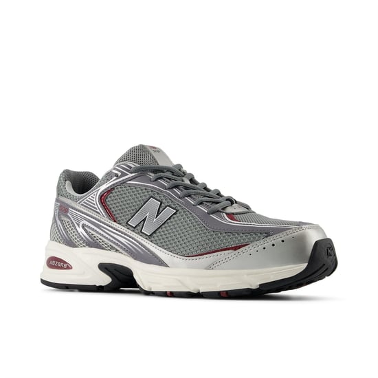 Men's New Balance 509 V1 Textured Lace-Up Trainers in SILVER METALLIC - Image 4