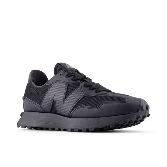 Men's New Balance 327 Trainers in BLACK - Image 5