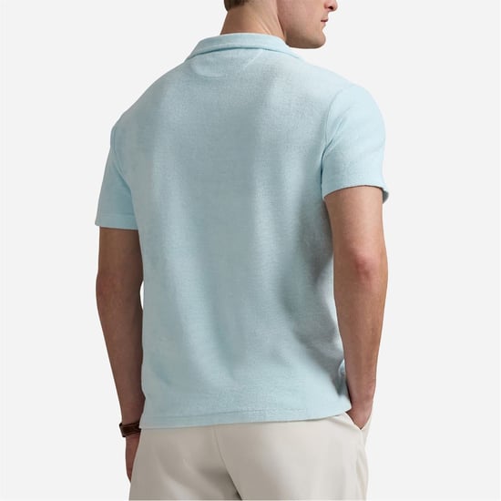 Men's Ralph Lauren Slim Fit Short Sleeve Polo Shirt in Sky - Image 2
