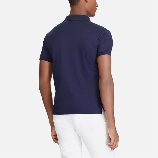 Men's Ralph Lauren Short Sleeve Polo Shirt in Refined Navy - Image 2