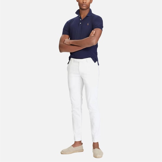 Men's Ralph Lauren Short Sleeve Polo Shirt in Refined Navy - Image 4