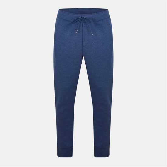 Men's Ralph Lauren Ralph Solid Patterned Slim Joggers in Derby Blue - Image 1