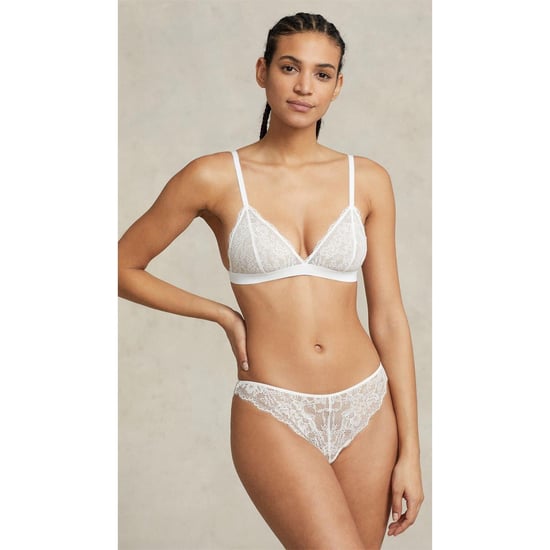 Women's Ralph Lauren Polo Lace Triangle Bra in Ecru - Image 2