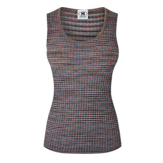 Women's Missoni Multi Cotton Wool Blend Top in Multicolor - Image 1